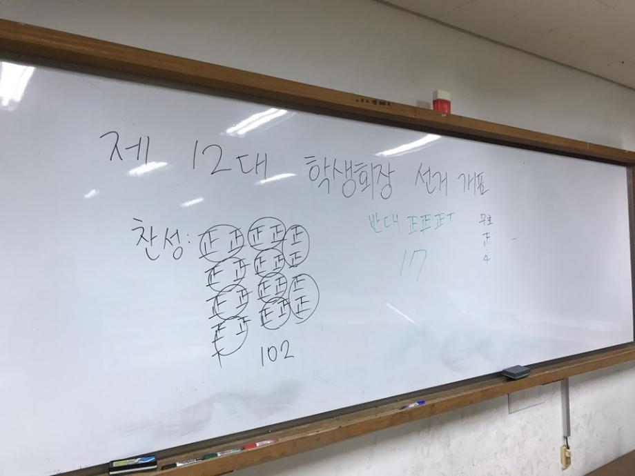 제 12대 학생회장 선거